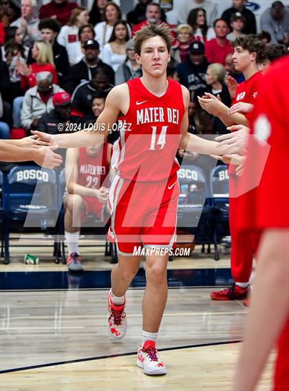 Thumbnail 1 in Mater Dei @ St. John Bosco (CIF State DIV 1 Southern Regional Championship) photogallery.