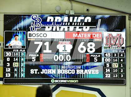 Thumbnail 3 in Mater Dei @ St. John Bosco (CIF State DIV 1 Southern Regional Championship) photogallery.