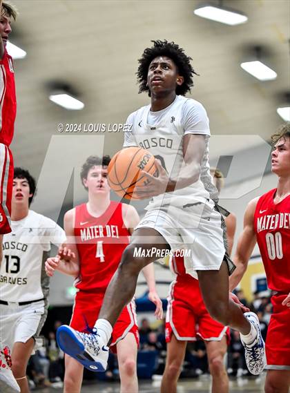 Thumbnail 2 in Mater Dei @ St. John Bosco (CIF State DIV 1 Southern Regional Championship) photogallery.