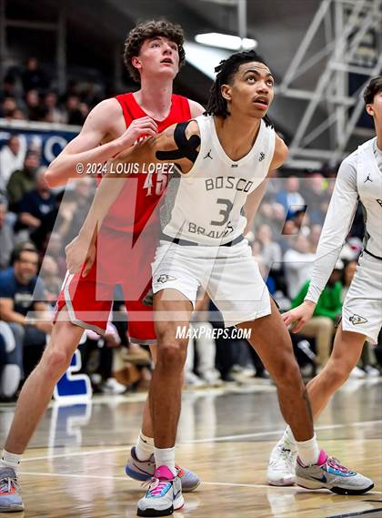 Thumbnail 3 in Mater Dei @ St. John Bosco (CIF State DIV 1 Southern Regional Championship) photogallery.