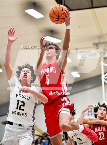 Thumbnail 3 in Mater Dei @ St. John Bosco (CIF State DIV 1 Southern Regional Championship) photogallery.