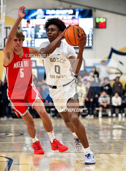 Thumbnail 2 in Mater Dei @ St. John Bosco (CIF State DIV 1 Southern Regional Championship) photogallery.