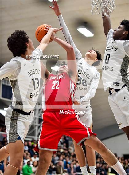 Thumbnail 3 in Mater Dei @ St. John Bosco (CIF State DIV 1 Southern Regional Championship) photogallery.