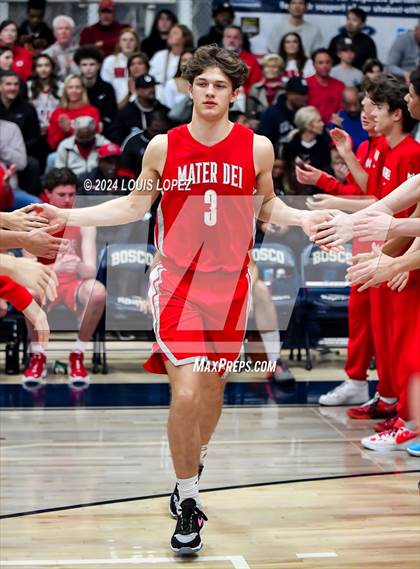 Thumbnail 1 in Mater Dei @ St. John Bosco (CIF State DIV 1 Southern Regional Championship) photogallery.