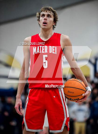 Thumbnail 2 in Mater Dei @ St. John Bosco (CIF State DIV 1 Southern Regional Championship) photogallery.
