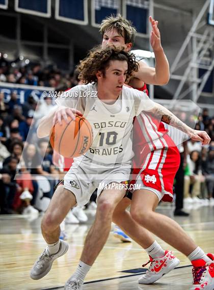 Thumbnail 3 in Mater Dei @ St. John Bosco (CIF State DIV 1 Southern Regional Championship) photogallery.