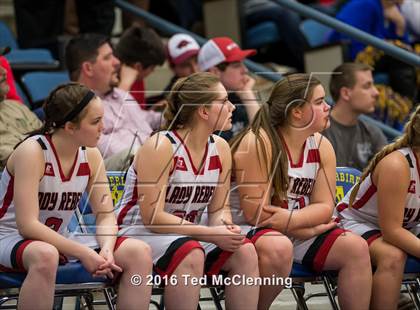Thumbnail 1 in Wonderview vs Sacred Heart (AAA 1A District Playoff) photogallery.
