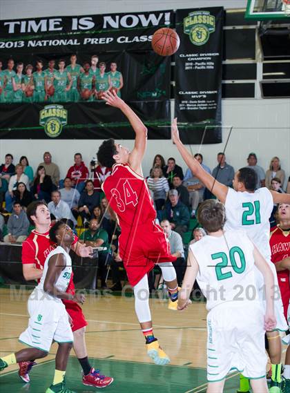 Thumbnail 1 in Centennial vs St. Joseph (National Prep Classic) photogallery.