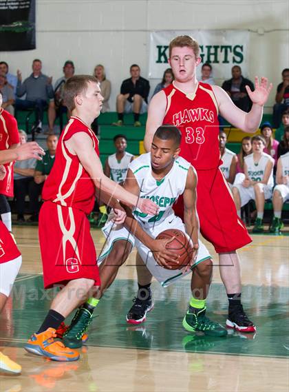 Thumbnail 2 in Centennial vs St. Joseph (National Prep Classic) photogallery.