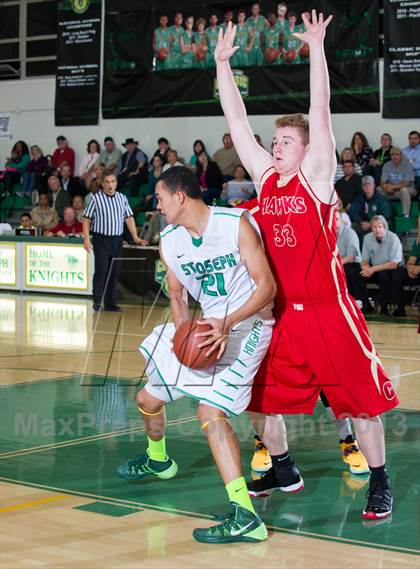 Thumbnail 1 in Centennial vs St. Joseph (National Prep Classic) photogallery.