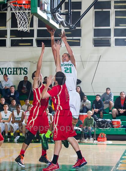 Thumbnail 3 in Centennial vs St. Joseph (National Prep Classic) photogallery.