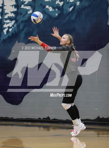 Thumbnail 3 in Madison vs Post Falls (IHSAA 5A Semi Final) photogallery.
