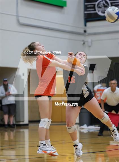 Thumbnail 3 in Madison vs Post Falls (IHSAA 5A Semi Final) photogallery.