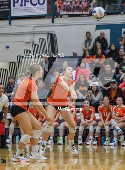 Thumbnail 1 in Madison vs Post Falls (IHSAA 5A Semi Final) photogallery.