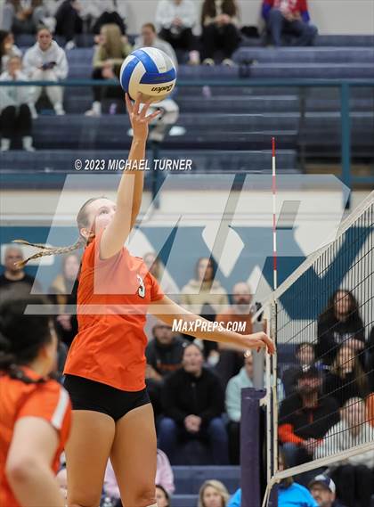 Thumbnail 2 in Madison vs Post Falls (IHSAA 5A Semi Final) photogallery.