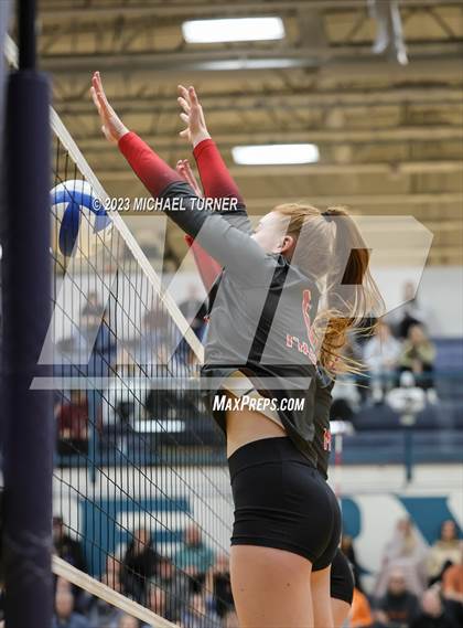 Thumbnail 2 in Madison vs Post Falls (IHSAA 5A Semi Final) photogallery.