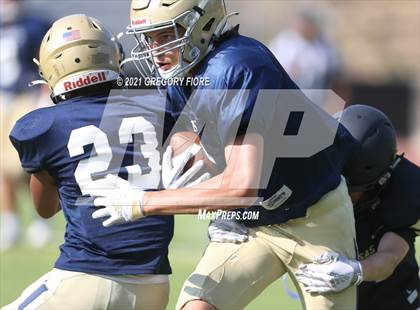 Thumbnail 2 in Notre Dame (SO) @ Calabasas (Scrimmage) photogallery.