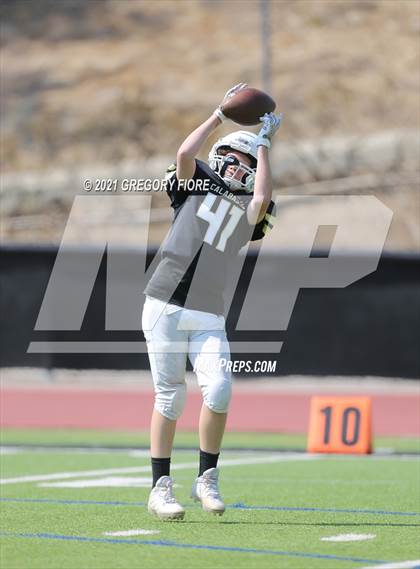 Thumbnail 1 in Notre Dame (SO) @ Calabasas (Scrimmage) photogallery.