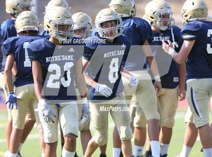Thumbnail 2 in Notre Dame (SO) @ Calabasas (Scrimmage) photogallery.