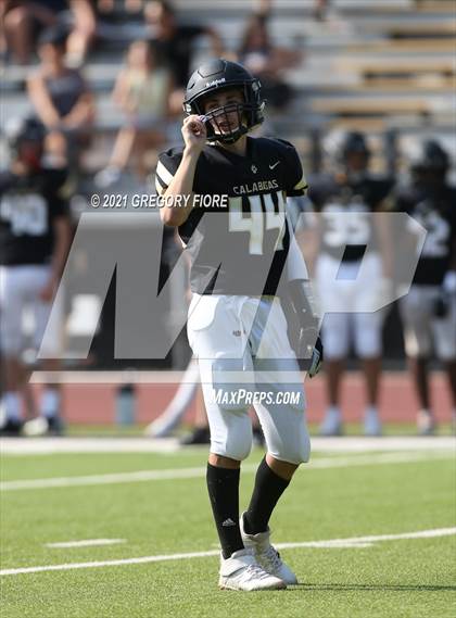 Thumbnail 2 in Notre Dame (SO) @ Calabasas (Scrimmage) photogallery.