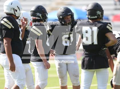 Thumbnail 1 in Notre Dame (SO) @ Calabasas (Scrimmage) photogallery.
