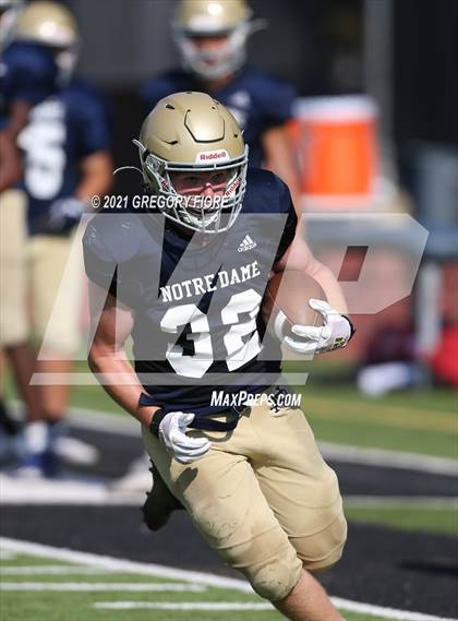 Thumbnail 3 in Notre Dame (SO) @ Calabasas (Scrimmage) photogallery.