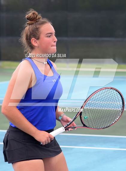 Thumbnail 2 in UIL 3A & 4A Tennis Doubles Quarterfinals photogallery.