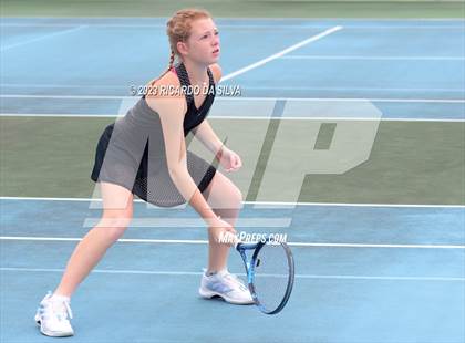 Thumbnail 2 in UIL 3A & 4A Tennis Doubles Quarterfinals photogallery.