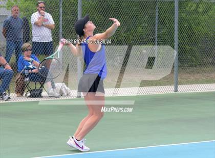 Thumbnail 2 in UIL 3A & 4A Tennis Doubles Quarterfinals photogallery.