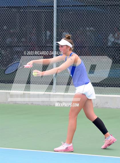 Thumbnail 1 in UIL 3A & 4A Tennis Doubles Quarterfinals photogallery.