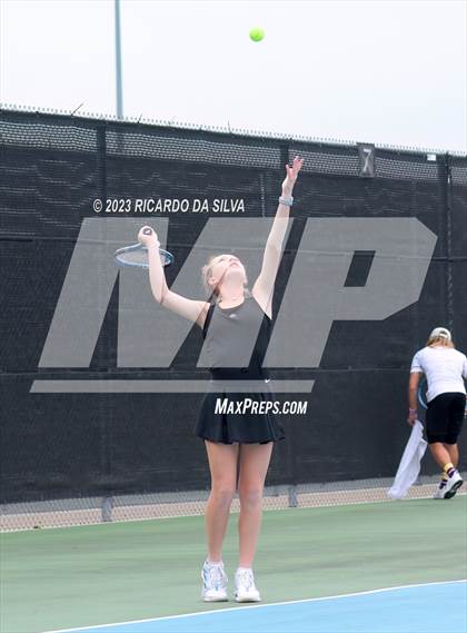 Thumbnail 1 in UIL 3A & 4A Tennis Doubles Quarterfinals photogallery.