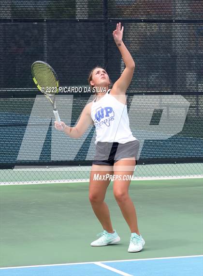Thumbnail 3 in UIL 3A & 4A Tennis Doubles Quarterfinals photogallery.