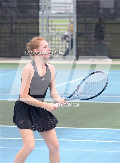 Thumbnail 2 in UIL 3A & 4A Tennis Doubles Quarterfinals photogallery.