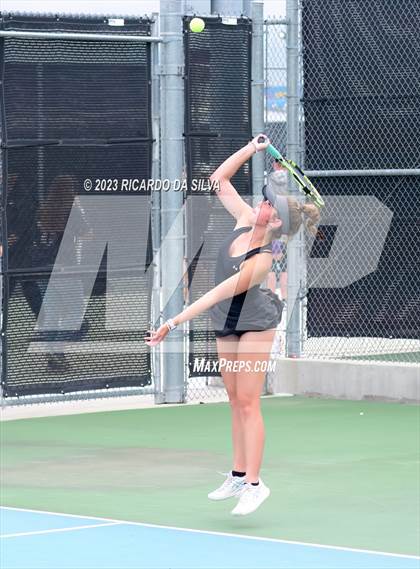Thumbnail 1 in UIL 3A & 4A Tennis Doubles Quarterfinals photogallery.