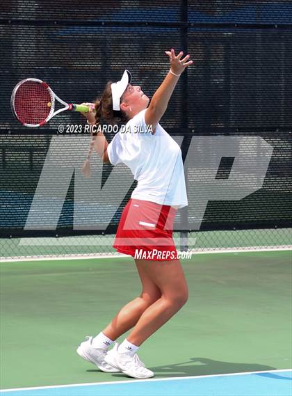 Thumbnail 1 in UIL 3A & 4A Tennis Doubles Quarterfinals photogallery.