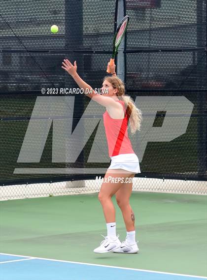Thumbnail 2 in UIL 3A & 4A Tennis Doubles Quarterfinals photogallery.