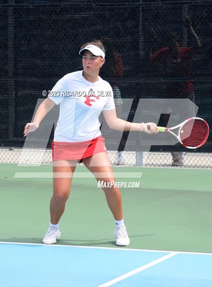 Thumbnail 3 in UIL 3A & 4A Tennis Doubles Quarterfinals photogallery.