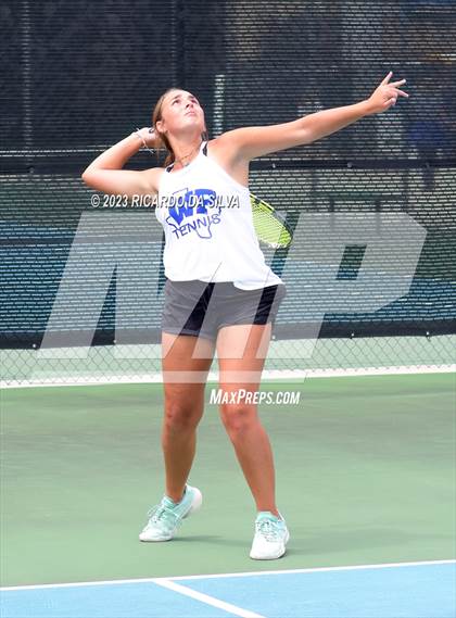 Thumbnail 2 in UIL 3A & 4A Tennis Doubles Quarterfinals photogallery.