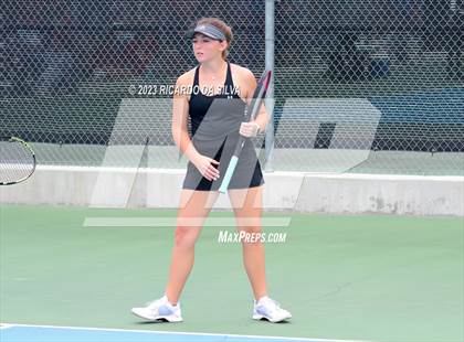 Thumbnail 1 in UIL 3A & 4A Tennis Doubles Quarterfinals photogallery.