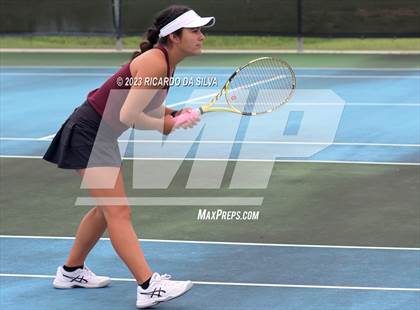 Thumbnail 1 in UIL 3A & 4A Tennis Doubles Quarterfinals photogallery.