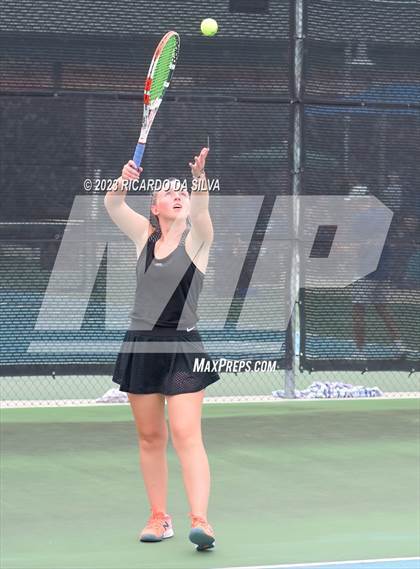 Thumbnail 3 in UIL 3A & 4A Tennis Doubles Quarterfinals photogallery.