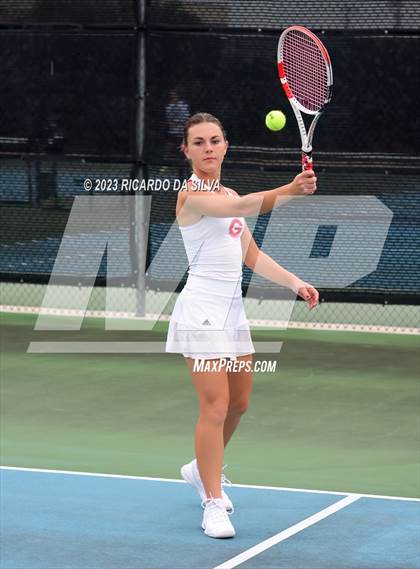 Thumbnail 3 in UIL 3A & 4A Tennis Doubles Quarterfinals photogallery.