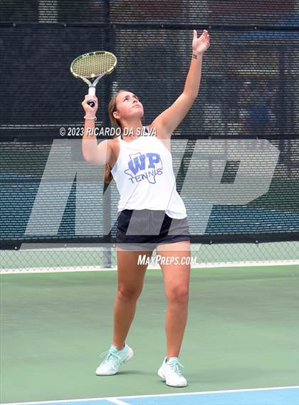 Thumbnail 3 in UIL 3A & 4A Tennis Doubles Quarterfinals photogallery.