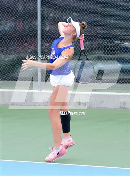 Thumbnail 2 in UIL 3A & 4A Tennis Doubles Quarterfinals photogallery.