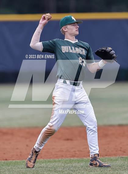 Thumbnail 2 in Bulloch Academy vs Strong Rock Christian (GIAA 4A Quarterfinals) photogallery.
