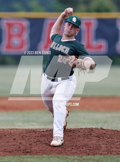 Thumbnail 1 in Bulloch Academy vs Strong Rock Christian (GIAA 4A Quarterfinals) photogallery.