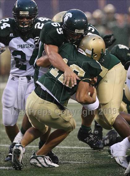 Thumbnail 2 in St. Joseph Regional vs. DePaul (Kickoff Classic) photogallery.