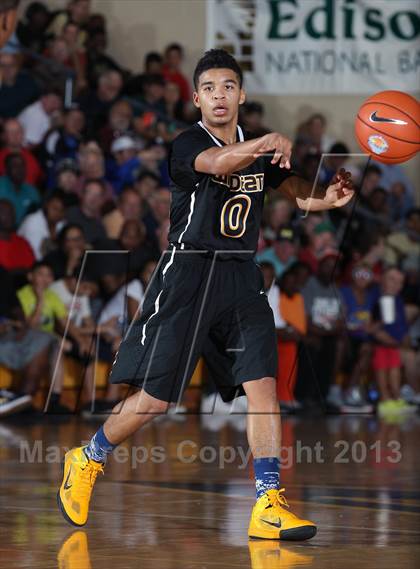 Thumbnail 1 in St. Vincent-St. Mary vs. Wheeler (City of Palms Classic) photogallery.