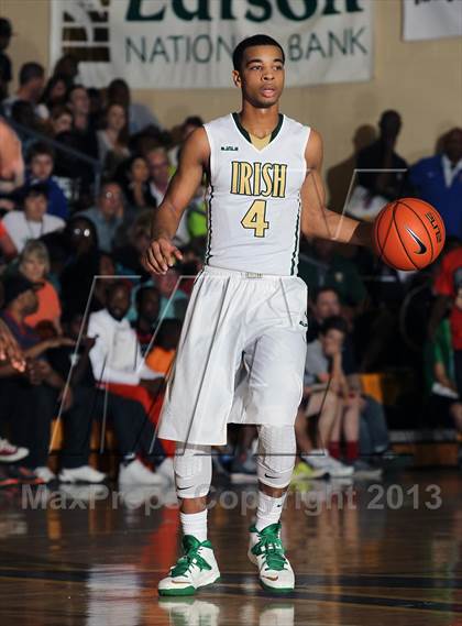 Thumbnail 3 in St. Vincent-St. Mary vs. Wheeler (City of Palms Classic) photogallery.
