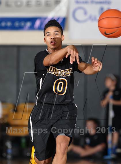 Thumbnail 3 in St. Vincent-St. Mary vs. Wheeler (City of Palms Classic) photogallery.